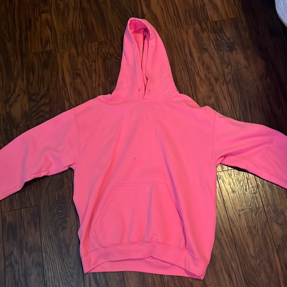 Hot pink sweatshirt